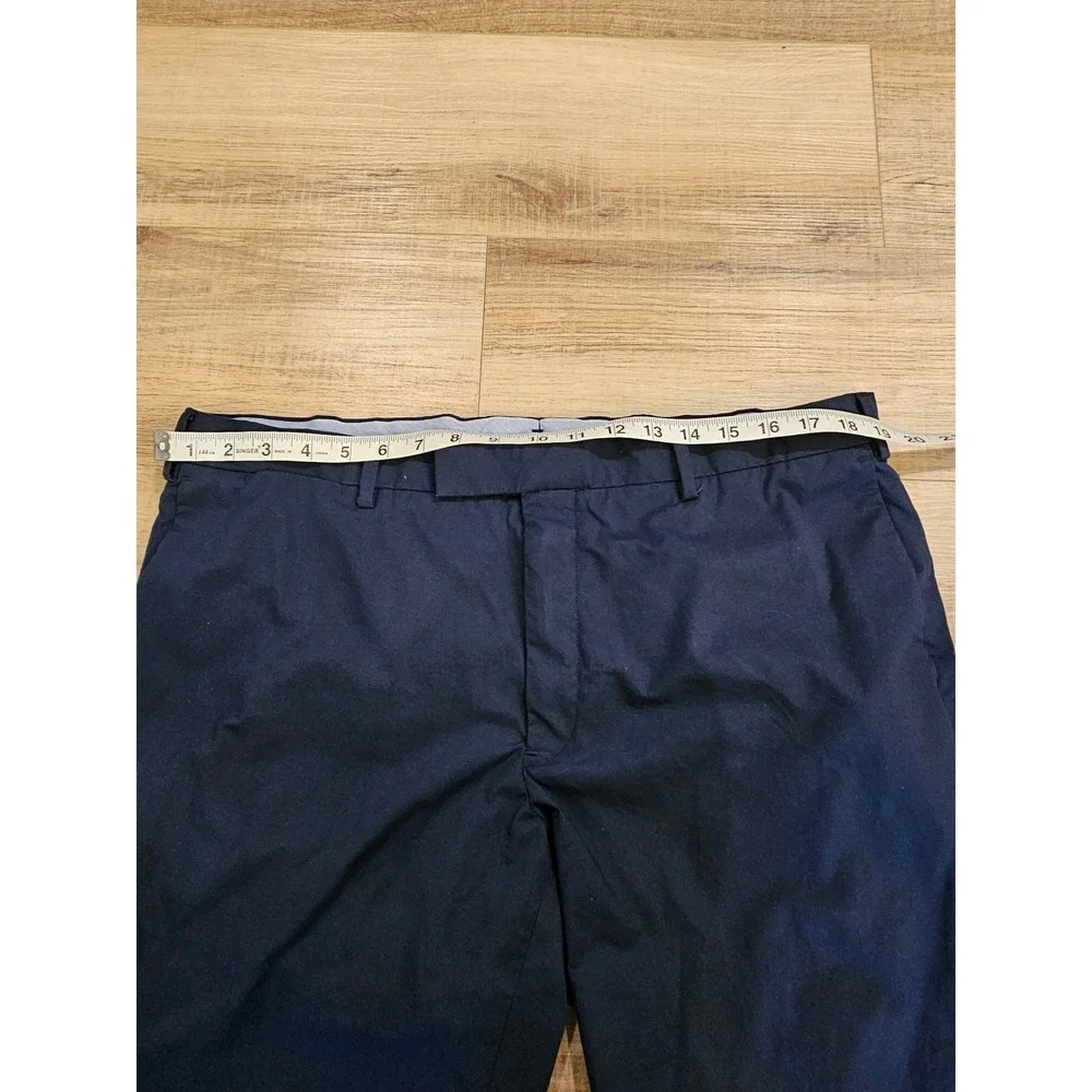 Polo Ralph Lauren Men's Slim Fit Pants 38x30 Navy Stretch Textured Chino